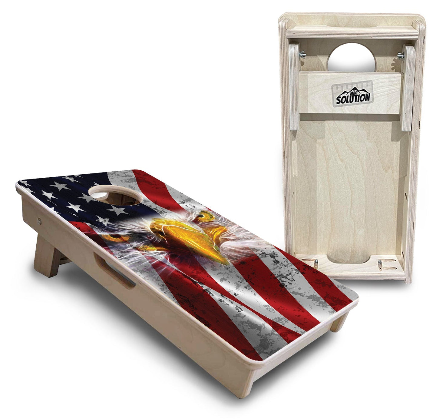 Mini Cornhole Boards - Electric Eagle Design
