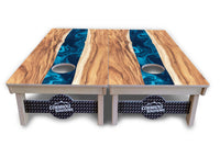 Live Edge River Cornhole Boards - Professional Tournament Series