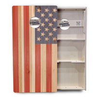 Faded USA/TX Flag Cornhole Boards - Professional Tournament Series
