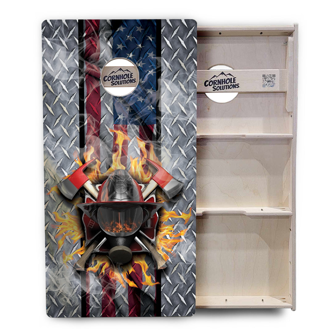 Firefighter Cornhole Boards - Professional Tournament Series
