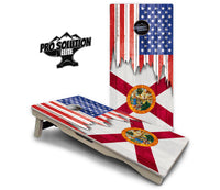 State Flag Designs Alabama to Georgia Cornhole Boards - Pro Solution Elite Series
