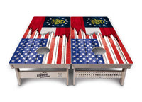 State Flags Alabama to Georgia Cornhole Boards - Professional Tournament Series