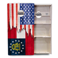 State Flags Alabama to Georgia Cornhole Boards - Professional Tournament Series