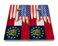 State Flags Alabama to Georgia Cornhole Boards - Professional Tournament Series