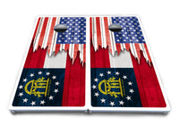 State Flag Designs Alabama to Georgia Cornhole Boards - All Weather Series