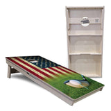 Golf Tee Flag Cornhole Boards - Professional Tournament Series