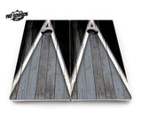 Team Color Triangle Cornhole Boards - Pro Solution Lite Series