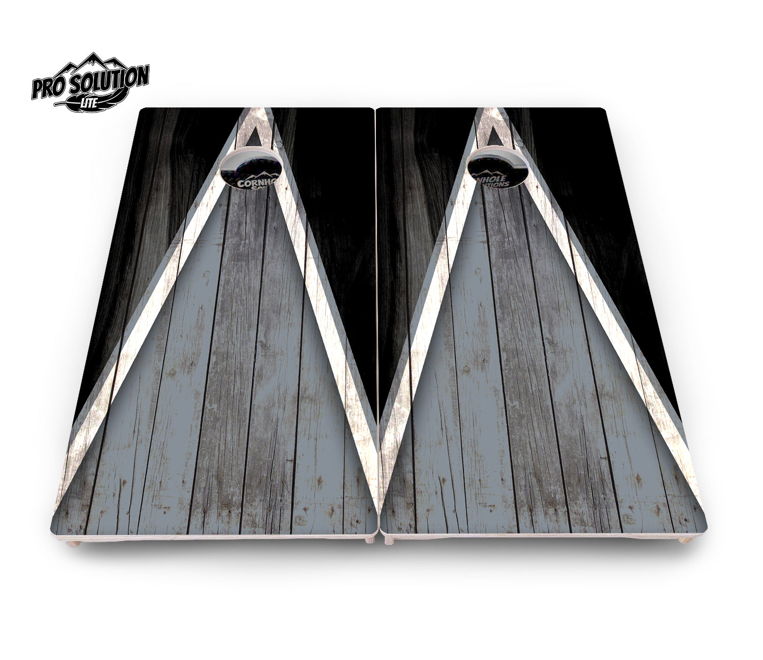 Team Color Triangle Cornhole Boards - Pro Solution Lite Series