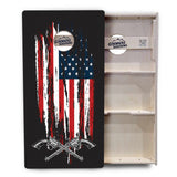 Guns and Flag Cornhole Boards - Professional Tournament Series
