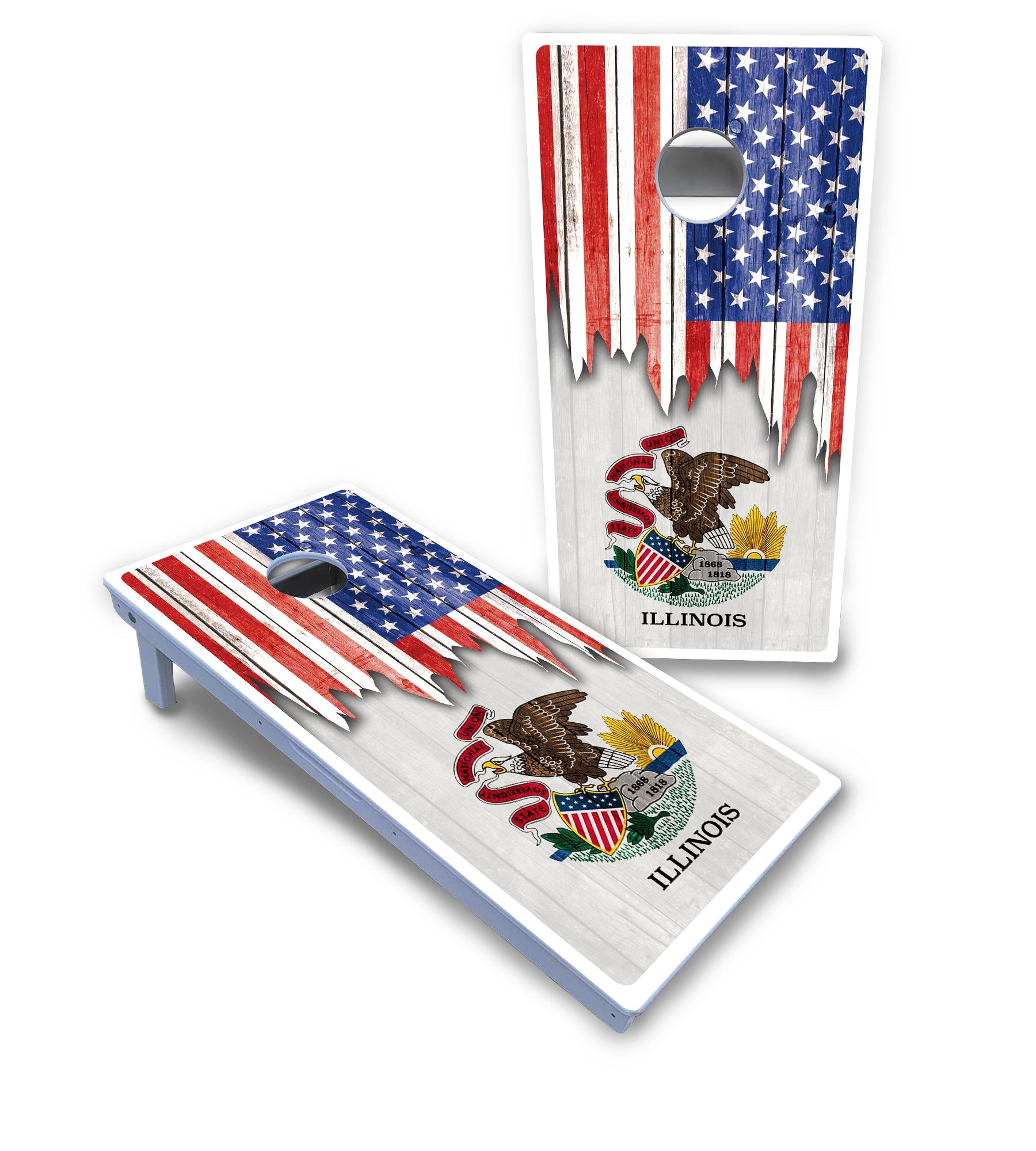 State Flag Designs Hawaii to Maryland Cornhole Boards - All Weather Series