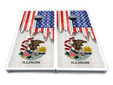 State Flag Designs Hawaii to Maryland Cornhole Boards - All Weather Series