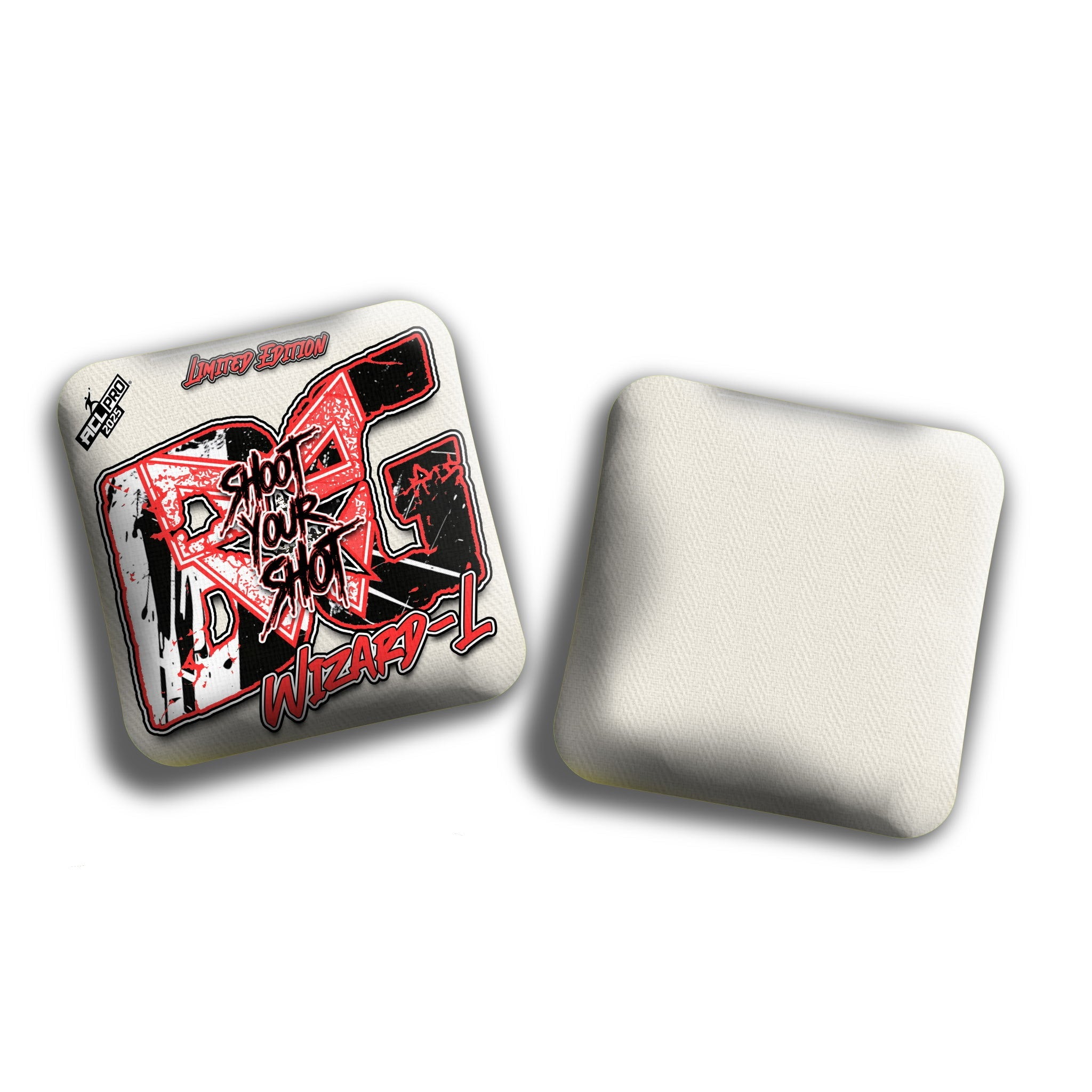 BG Cornhole 2026 Multiple Bag Models "Shoot Your Shot” Collab - ACL Pro Stamped Cornhole Bags - SET OF 4 BAGS