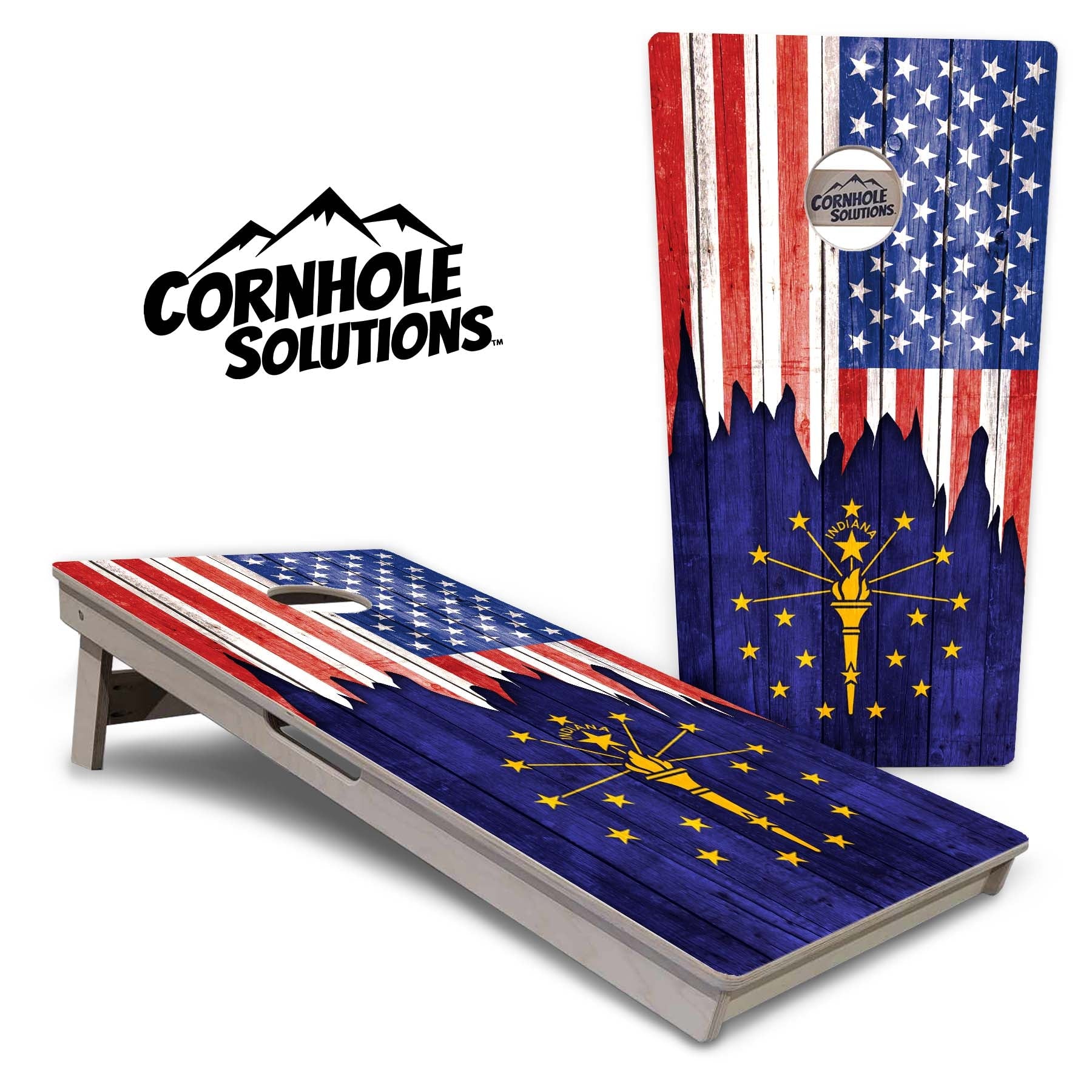State Flags Hawaii to Maryland Cornhole Boards - Professional Tournament Series