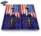 State Flag Designs Hawaii to Maryland Cornhole Boards - Pro Solution Elite Series