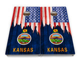 State Flags Hawaii to Maryland Cornhole Boards - Professional Tournament Series