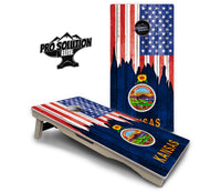 State Flag Designs Hawaii to Maryland Cornhole Boards - Pro Solution Elite Series