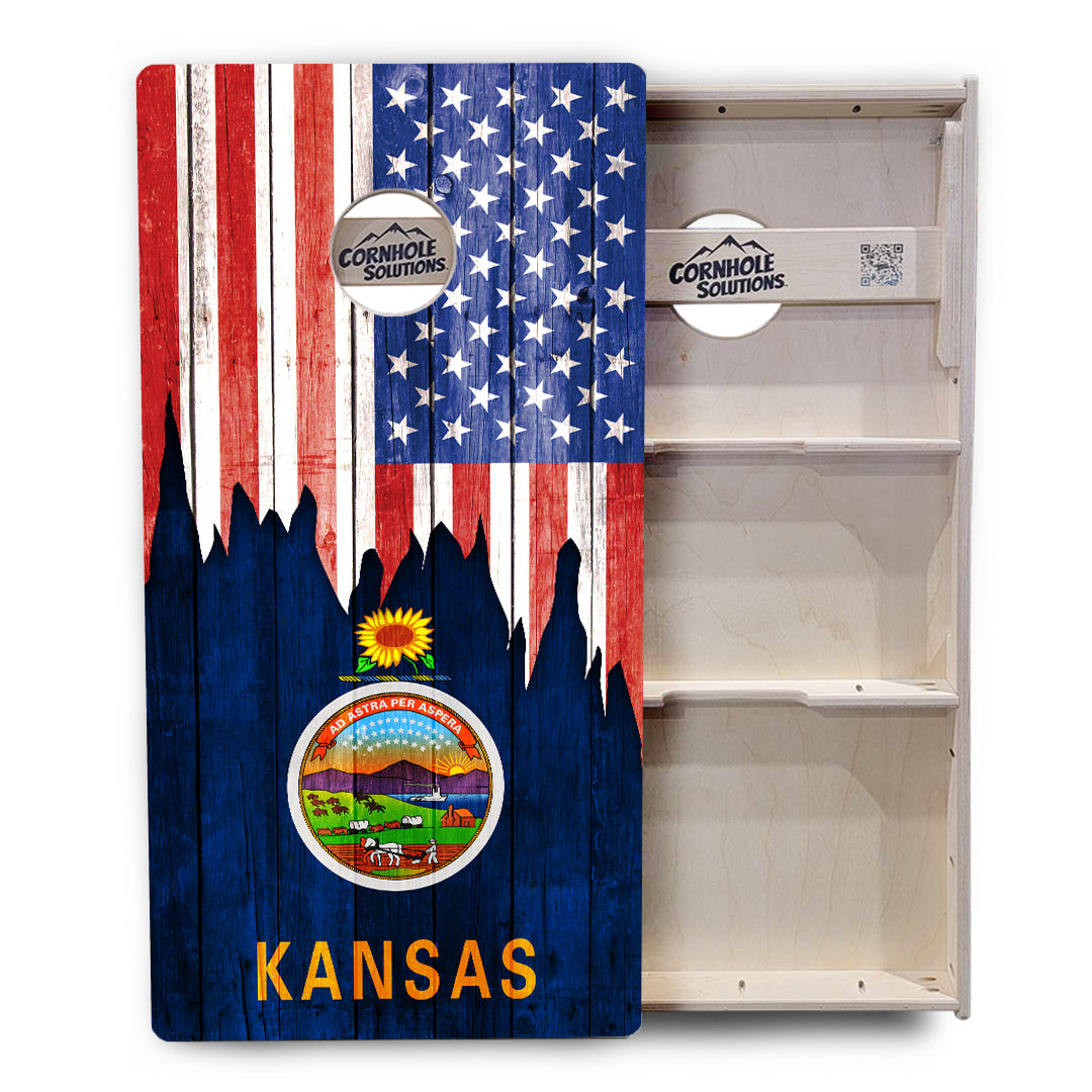 State Flags Hawaii to Maryland Cornhole Boards - Professional Tournament Series