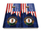 State Flags Hawaii to Maryland Cornhole Boards - Professional Tournament Series