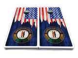 State Flag Designs Hawaii to Maryland Cornhole Boards - All Weather Series