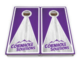Keyhole CS Logo Cornhole Boards - Professional Tournament Series