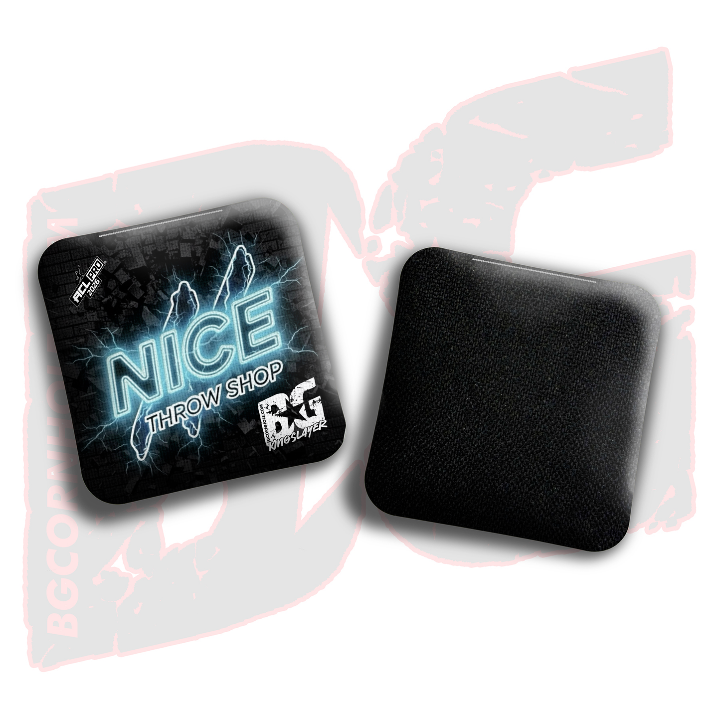 2026 Multiple Bag Models "Nice Throw Shop" Collab - ACL Pro Stamped Cornhole Bags - SET OF 4 BAGS