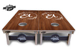 Laurel Wreath Cornhole Boards - c Birch - Pro Solution Lite Series