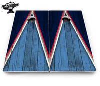 Team Color Triangle Cornhole Boards - Pro Solution Elite Series