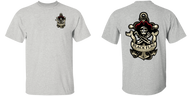 Black Flag Cornhole Logo T-Shirt : Front / Back
