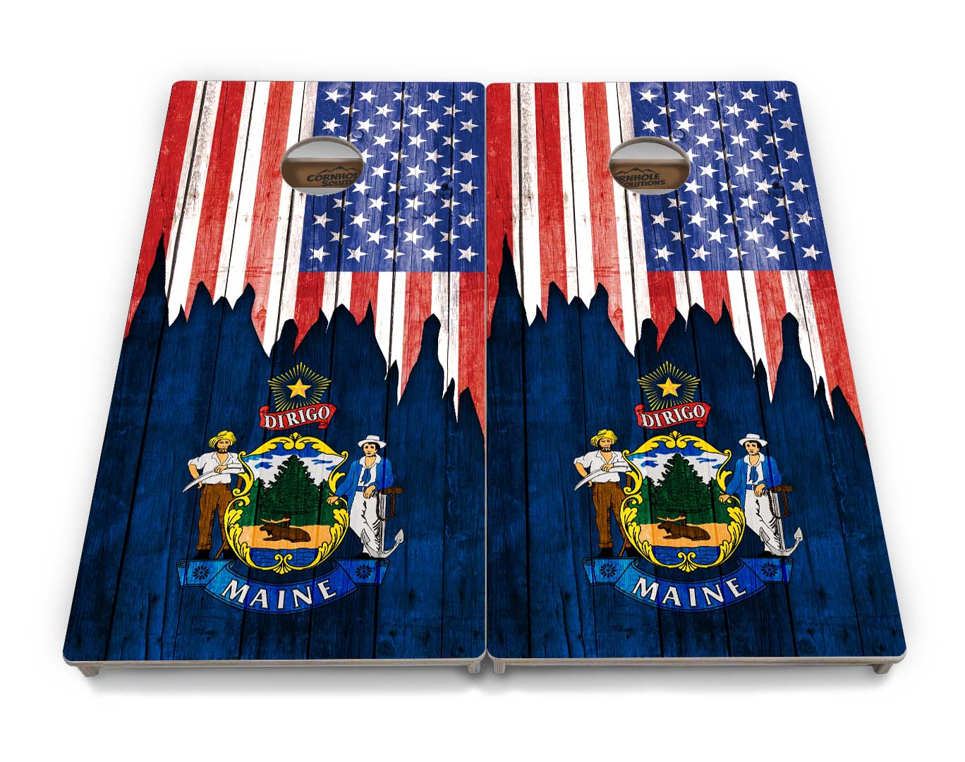 State Flags Hawaii to Maryland Cornhole Boards - Professional Tournament Series