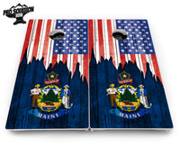 State Flag Designs Hawaii to Maryland Cornhole Boards - Pro Solution Elite Series