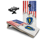 State Flag Designs Massachusetts to New Jersey Cornhole Boards - Pro Solution Elite Series