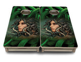 Mini Cornhole Boards - Medusa