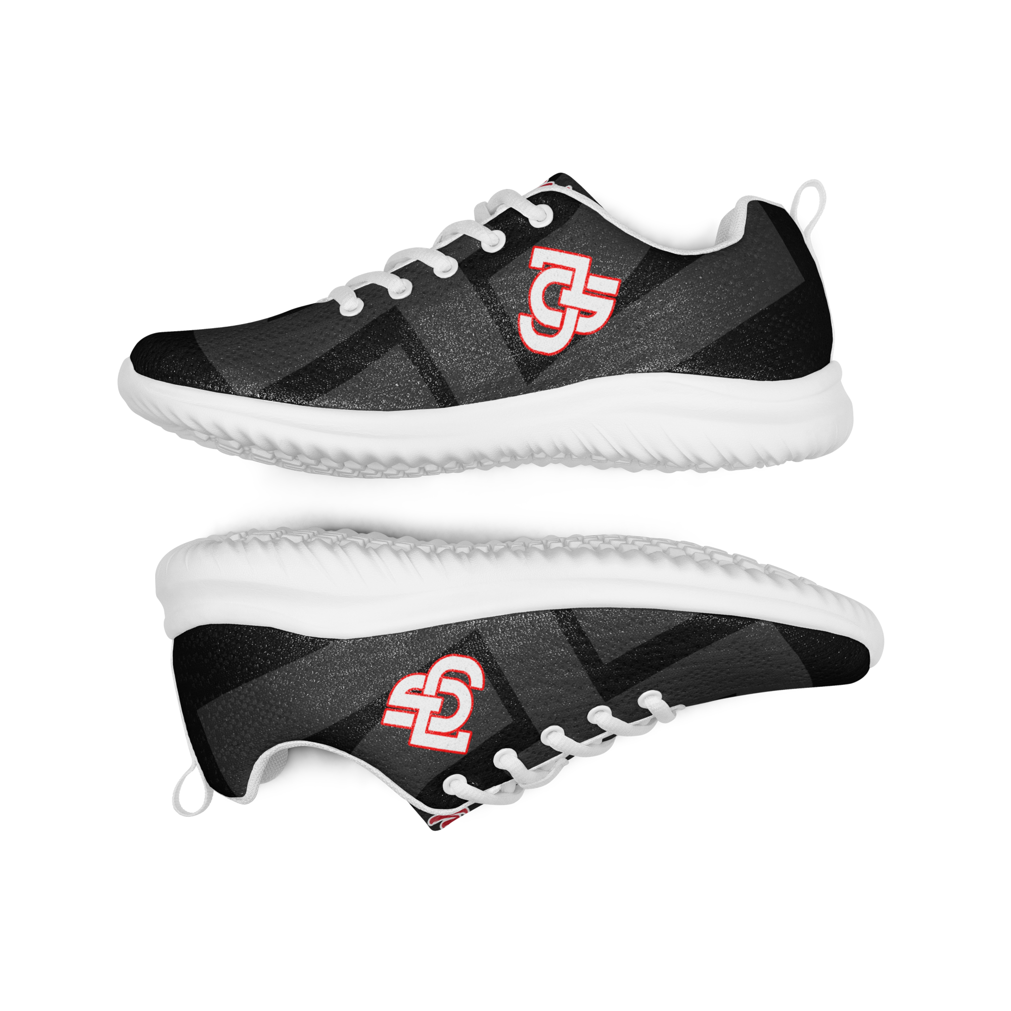 JG Cornhole Shoes - Black Monogram