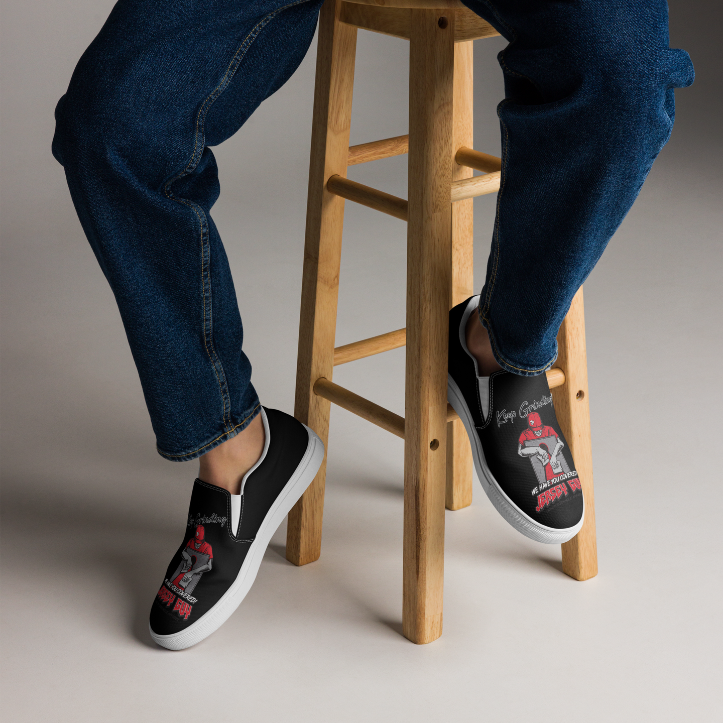 JG Keep Grinding Slip Ons