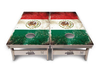 Mexico Flag Cornhole Boards - Professional Tournament Series