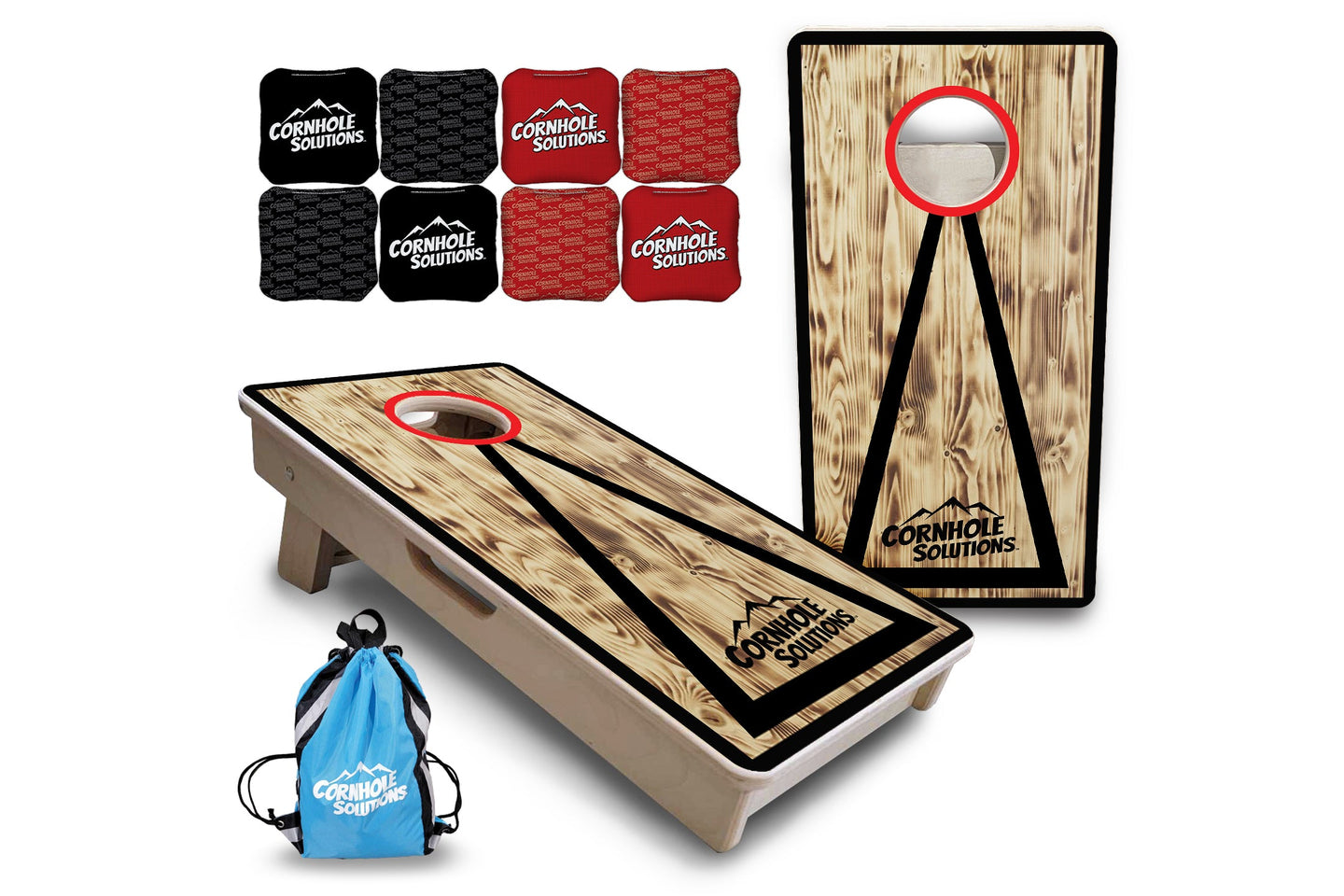 Mini Cornhole Boards - Burnt Triangle