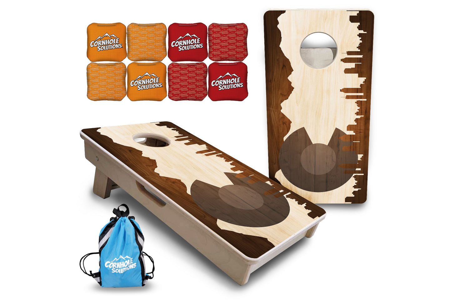 Mini Cornhole Boards - Colorado Wood Skyline