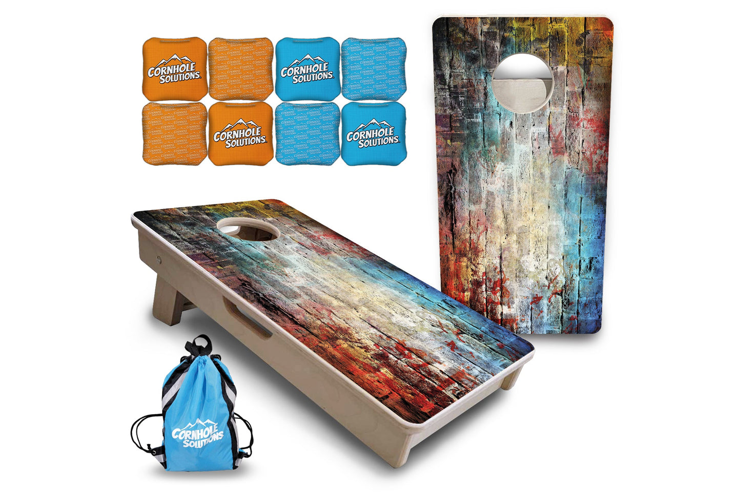 Mini Cornhole Boards - Colorful Brick