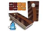 Mini Cornhole Boards - Curved Herringbone