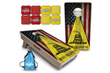 Mini Cornhole Boards - DTOM Rustic Triangle