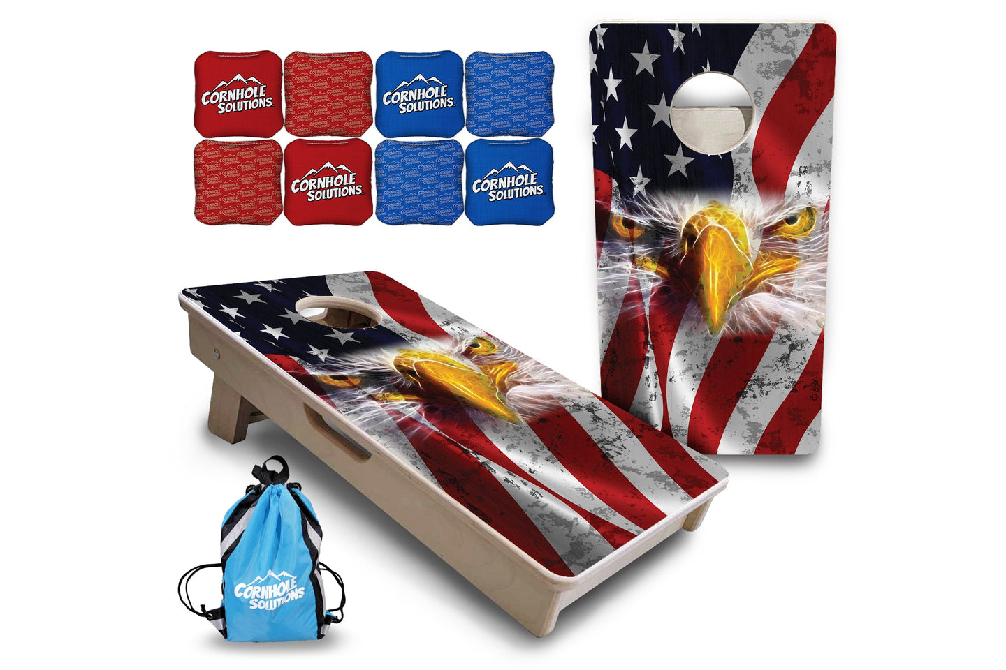 Mini Cornhole Boards - Electric Eagle Design
