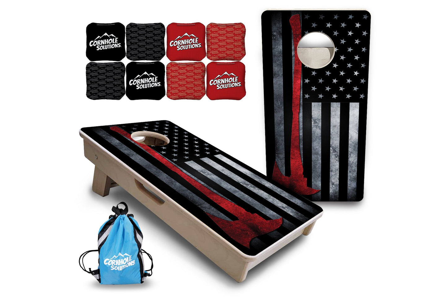 Mini Cornhole Boards - Axe Flag
