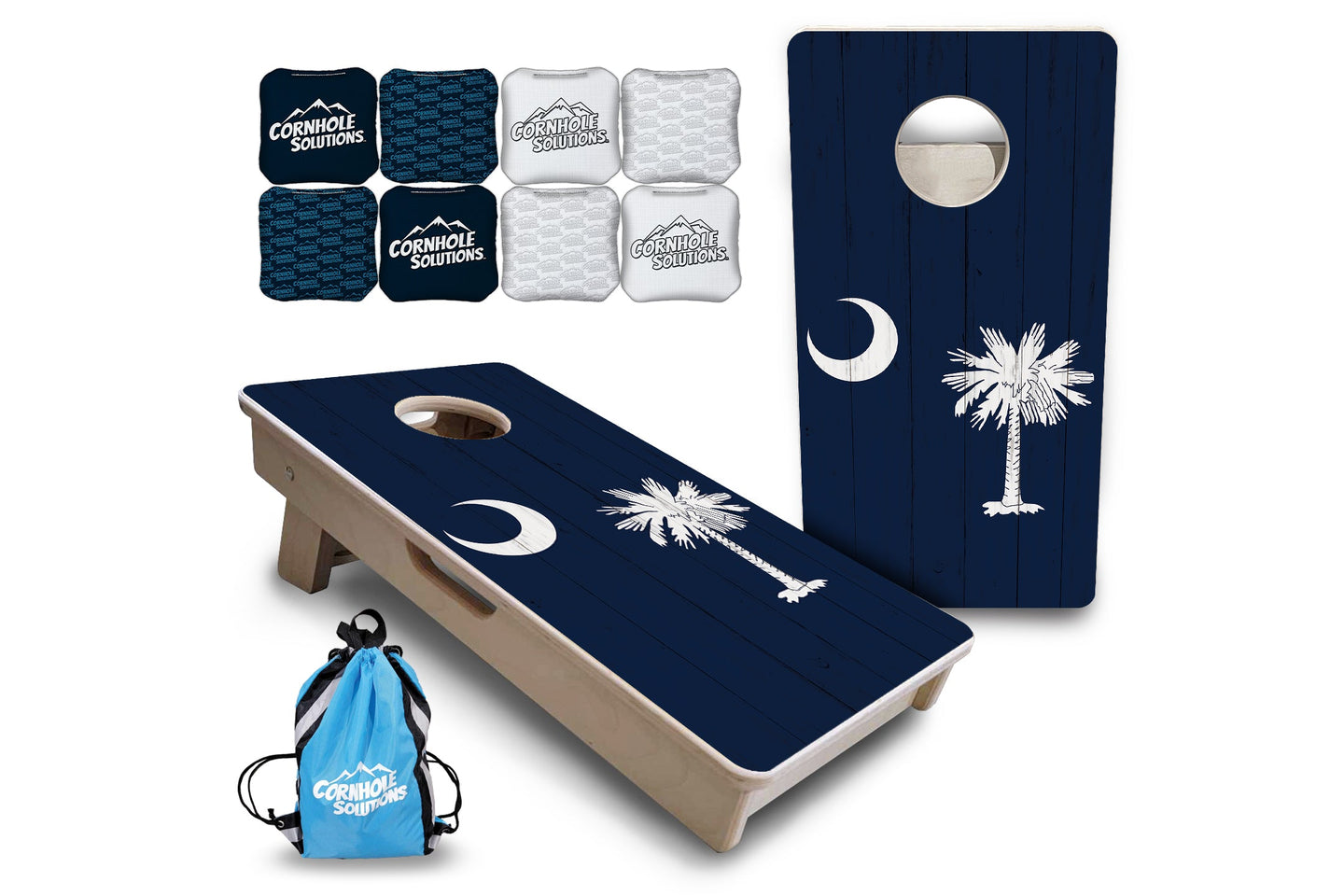 Mini Cornhole Boards - South Carolina Flag
