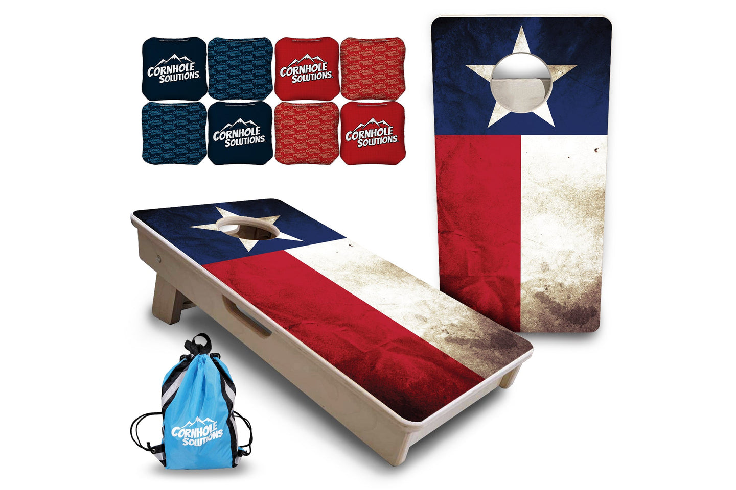 Mini Cornhole Boards - Texas Flag