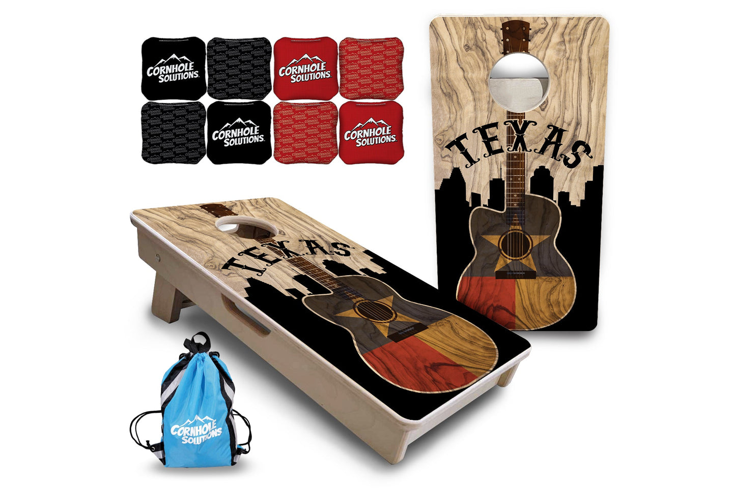 Mini Cornhole Boards - Texas Guitar