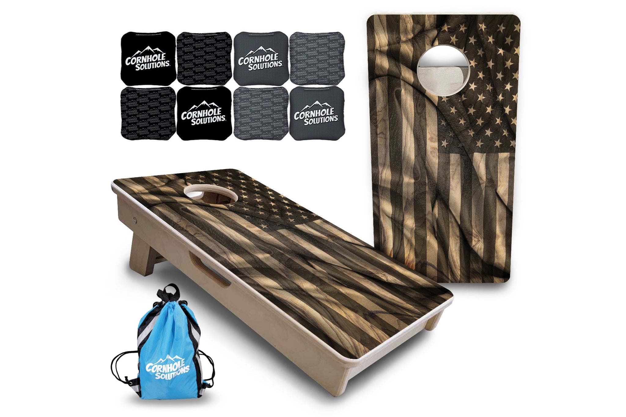 Mini Cornhole Boards - USA Wood Flag