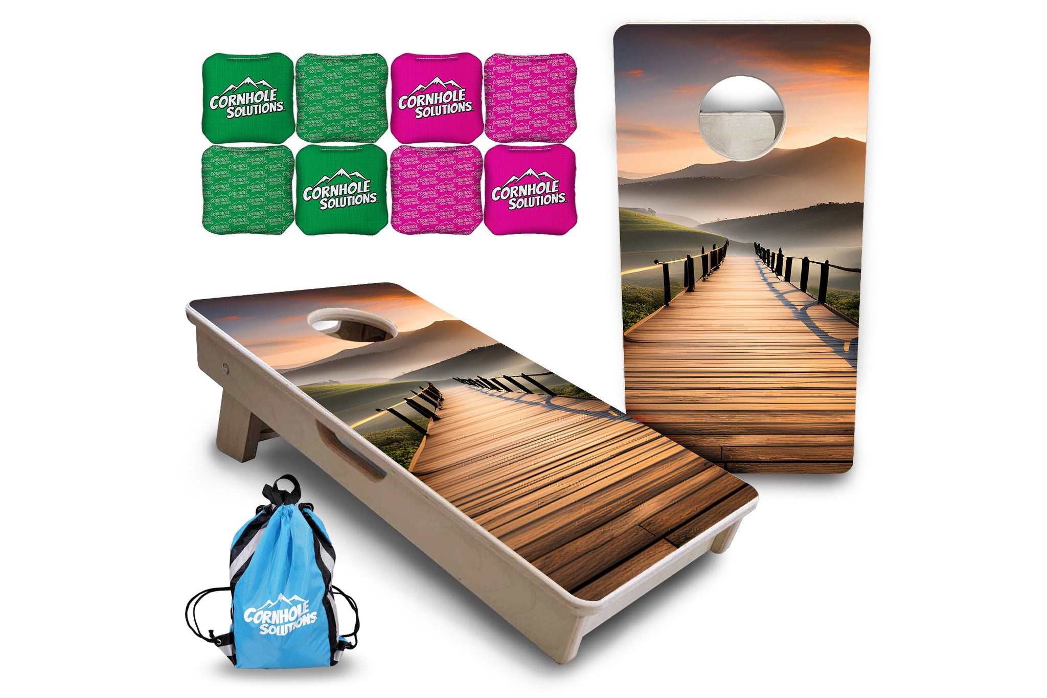 Mini Cornhole Boards - Wooden Bridge