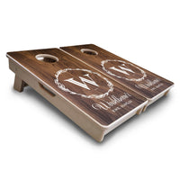 Mini Cornhole Boards - Wreath Design