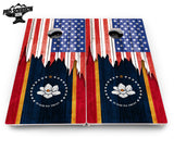 State Flag Designs Massachusetts to New Jersey Cornhole Boards - Pro Solution Elite Series