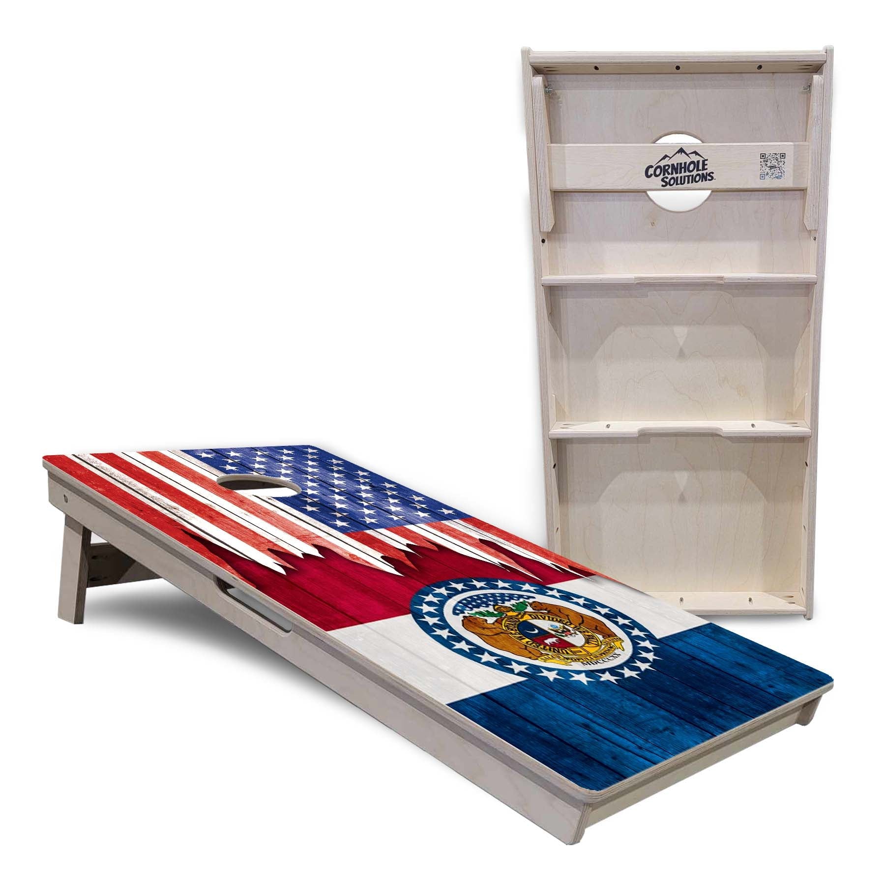 State Flags Massachusetts to New Jersey Cornhole Boards - Professional Tournament Series